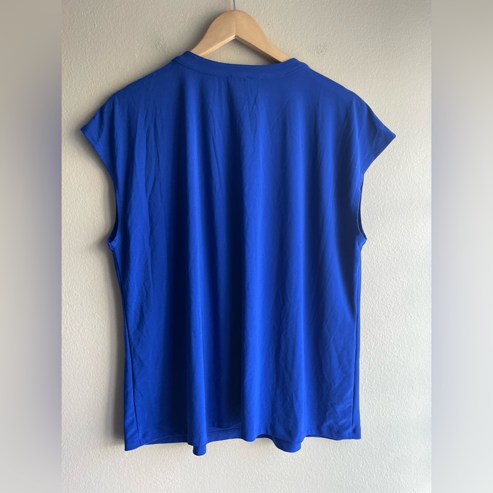 Anne Klein Blue Women Blouse Size PXL - Picture 3 of 8